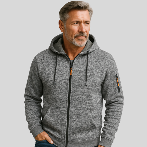 Lars/ de stijlvolle fleece jas