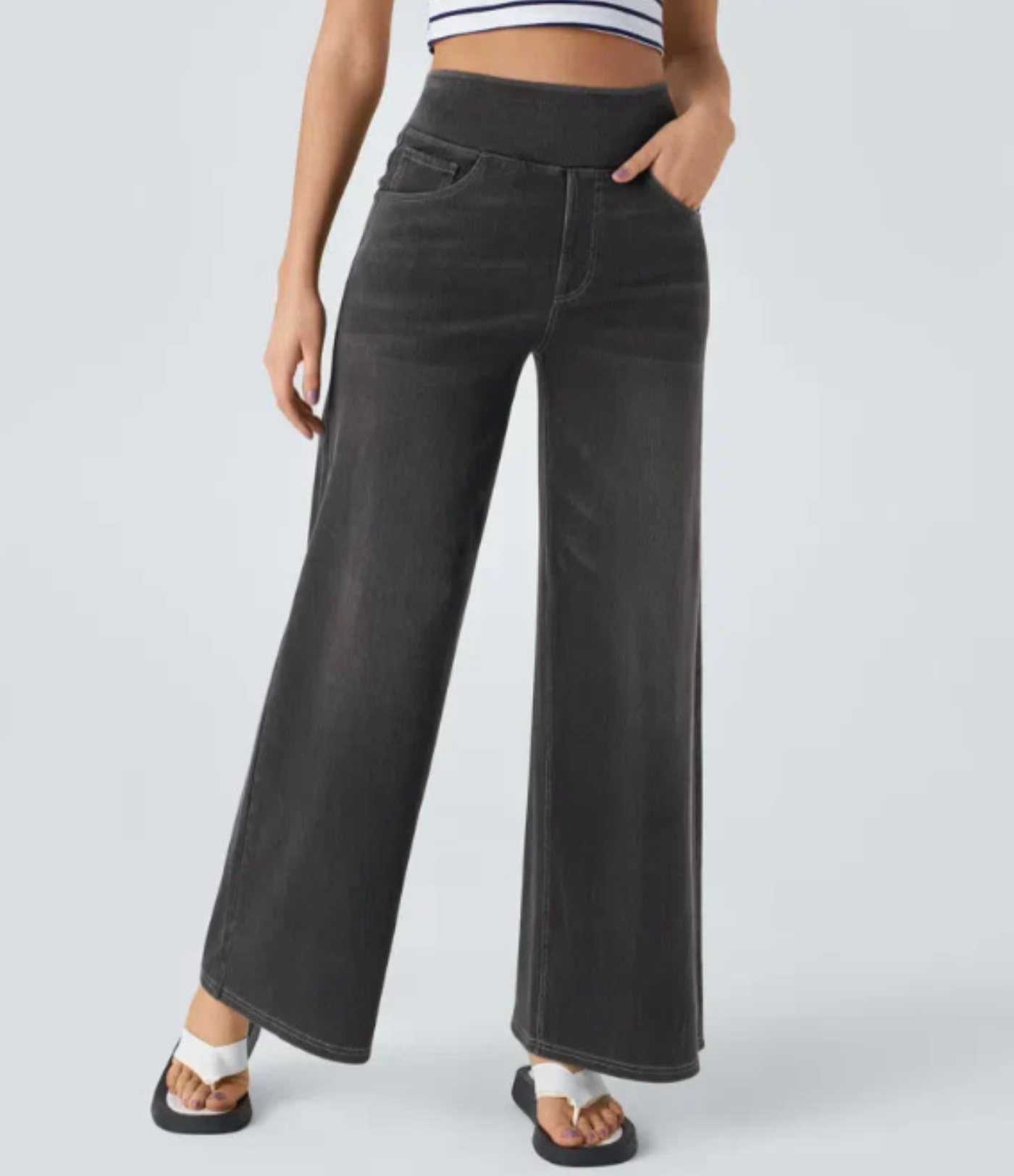 Mia| Elastische Hoge Taille Broek Met Comfortabele Pasvorm