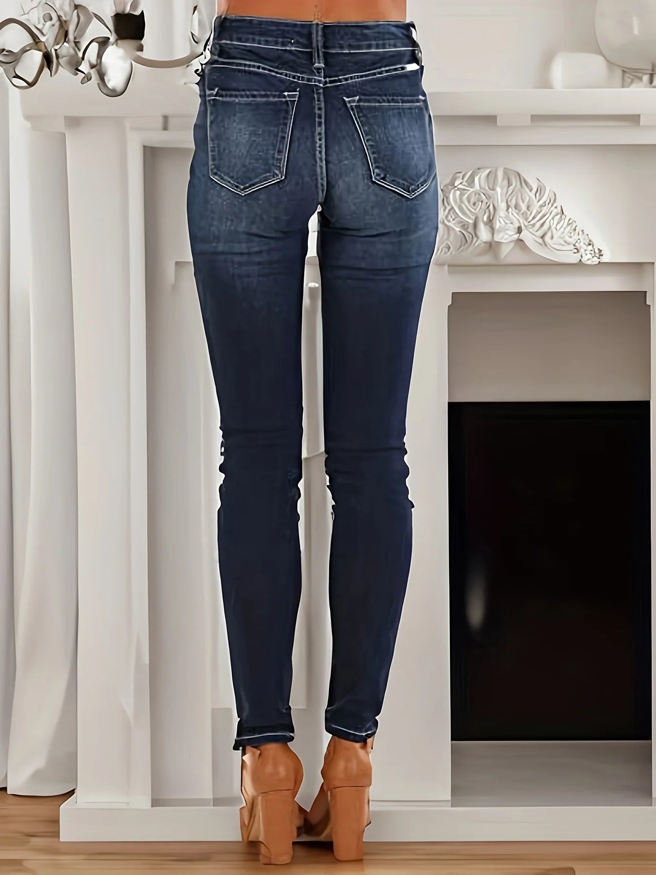 Nova Jeans- Dames Slim Fit Stretch Jeans – Comfortabel & Modieus