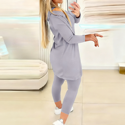 Olive Comfort Set – 3-delige Casual Lounge Set